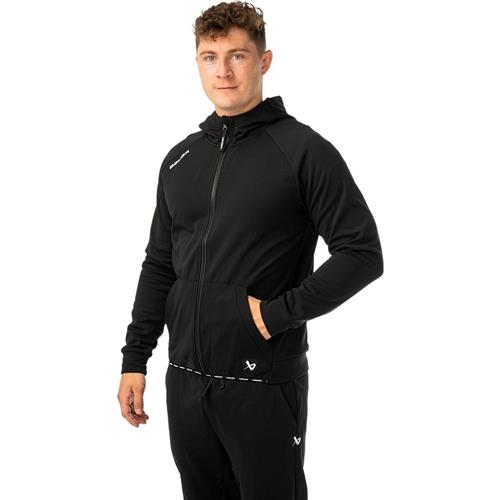 Bauer Hoodie Team Fleece Zip Sr Black