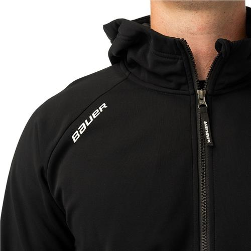 Bauer Hoodie Team Fleece Zip Sr Black