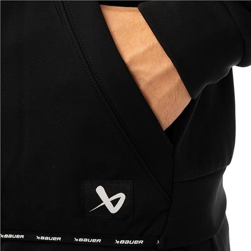Bauer Hoodie Team Fleece Zip Sr Black