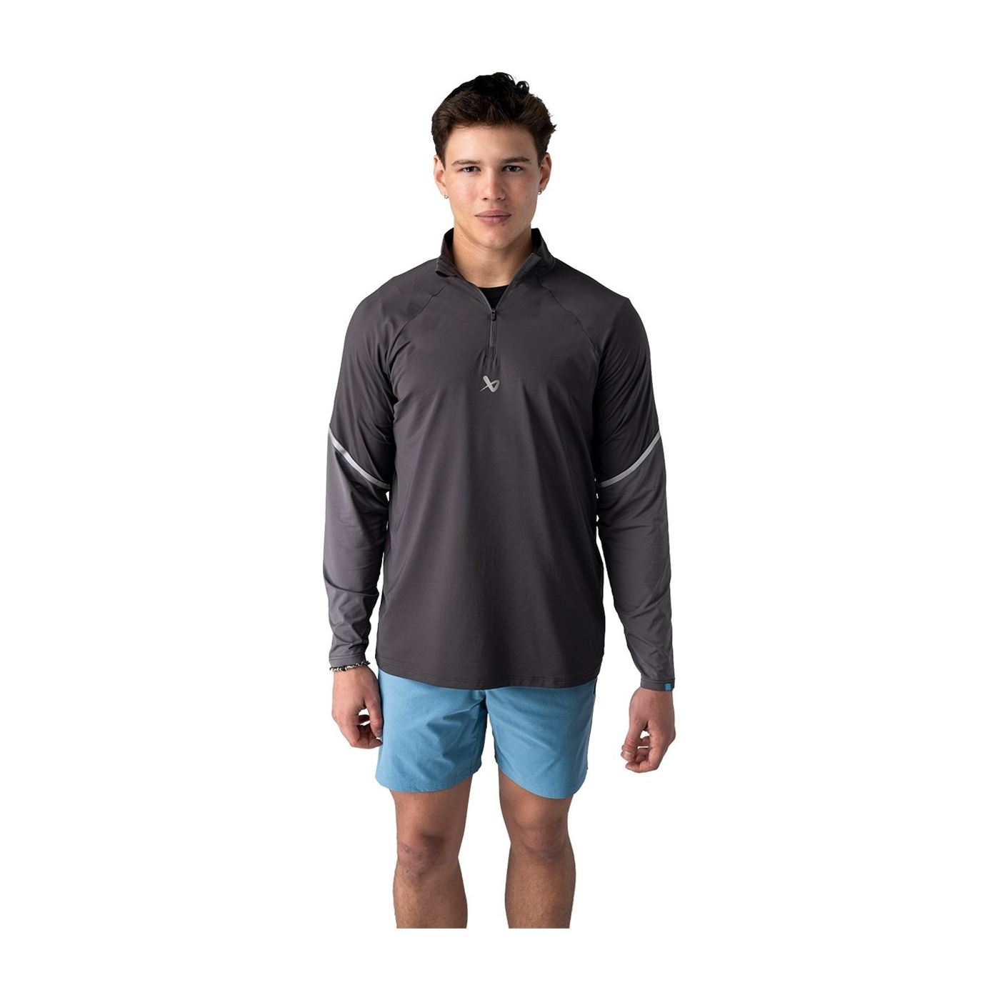 Bauer Tröja Golf Lightweight Knit 1/4 Zip Sr Grey