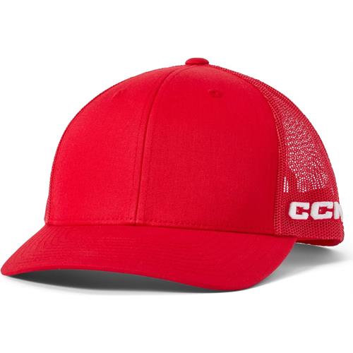 CCM Keps Team Meshback Trucker Red