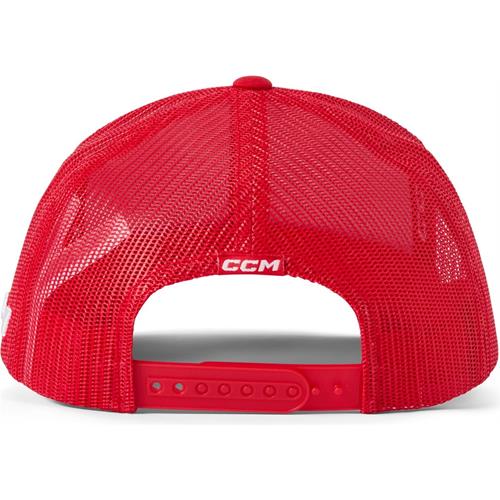 CCM Keps Team Meshback Trucker Red