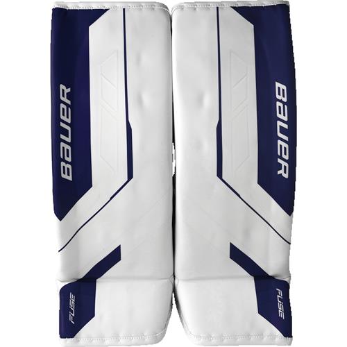 Bauer Målvaktsbenskydd Supreme Fuse Sr White/Navy