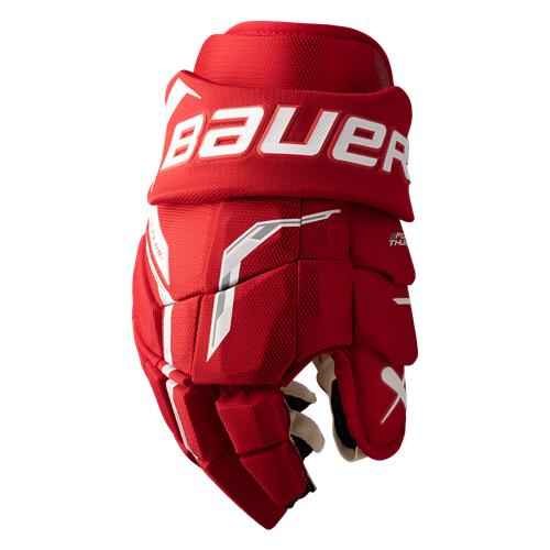 Bauer Hockeyhandskar Supreme F50 Pro Sr Red