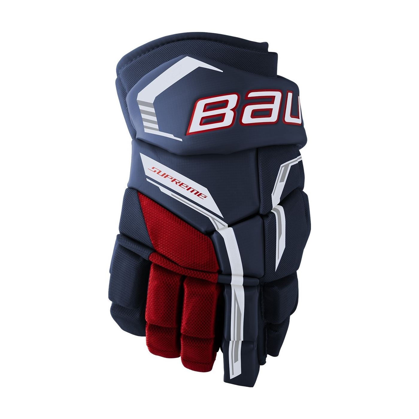 Bauer Hockeyhandskar Supreme F40 Jr Navy/Red