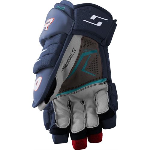 Bauer Hockeyhandskar Supreme F40 Jr Navy/Red