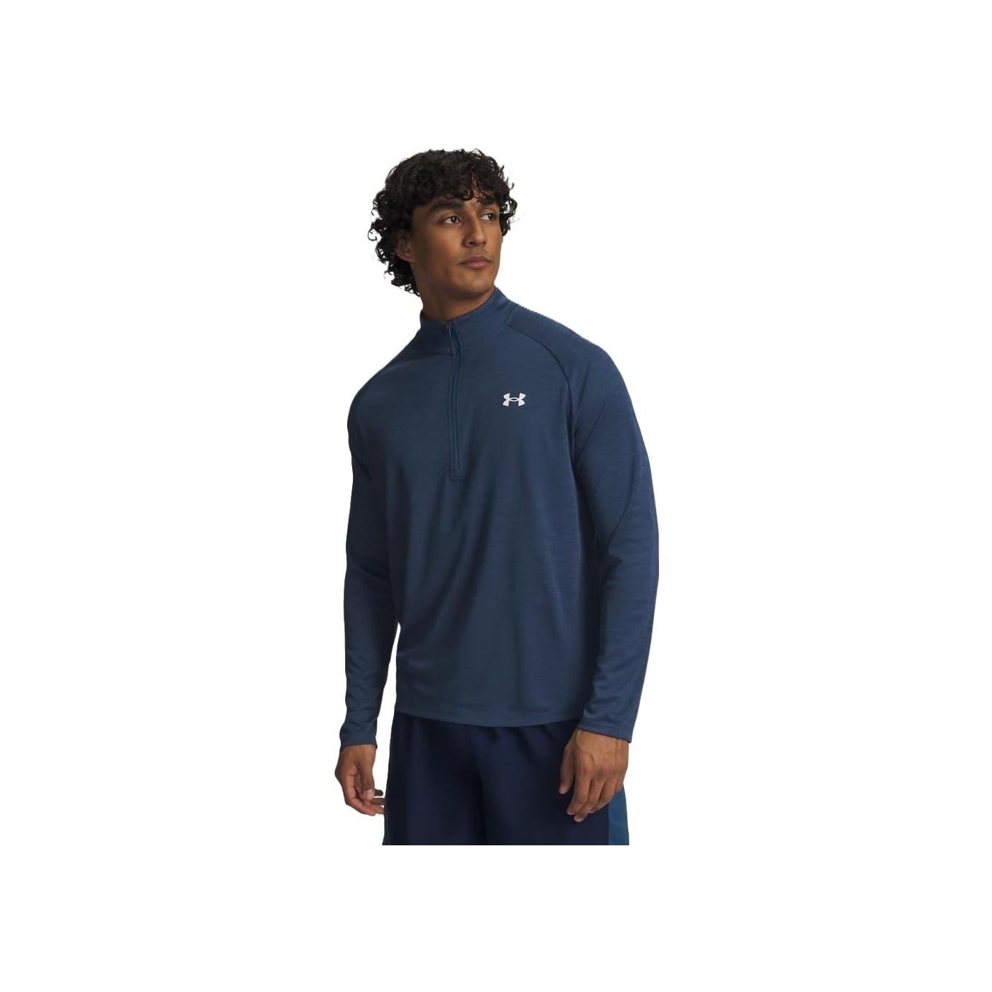 Under Armour Tröja Tech Textured 1/2 Zip Sr Navy