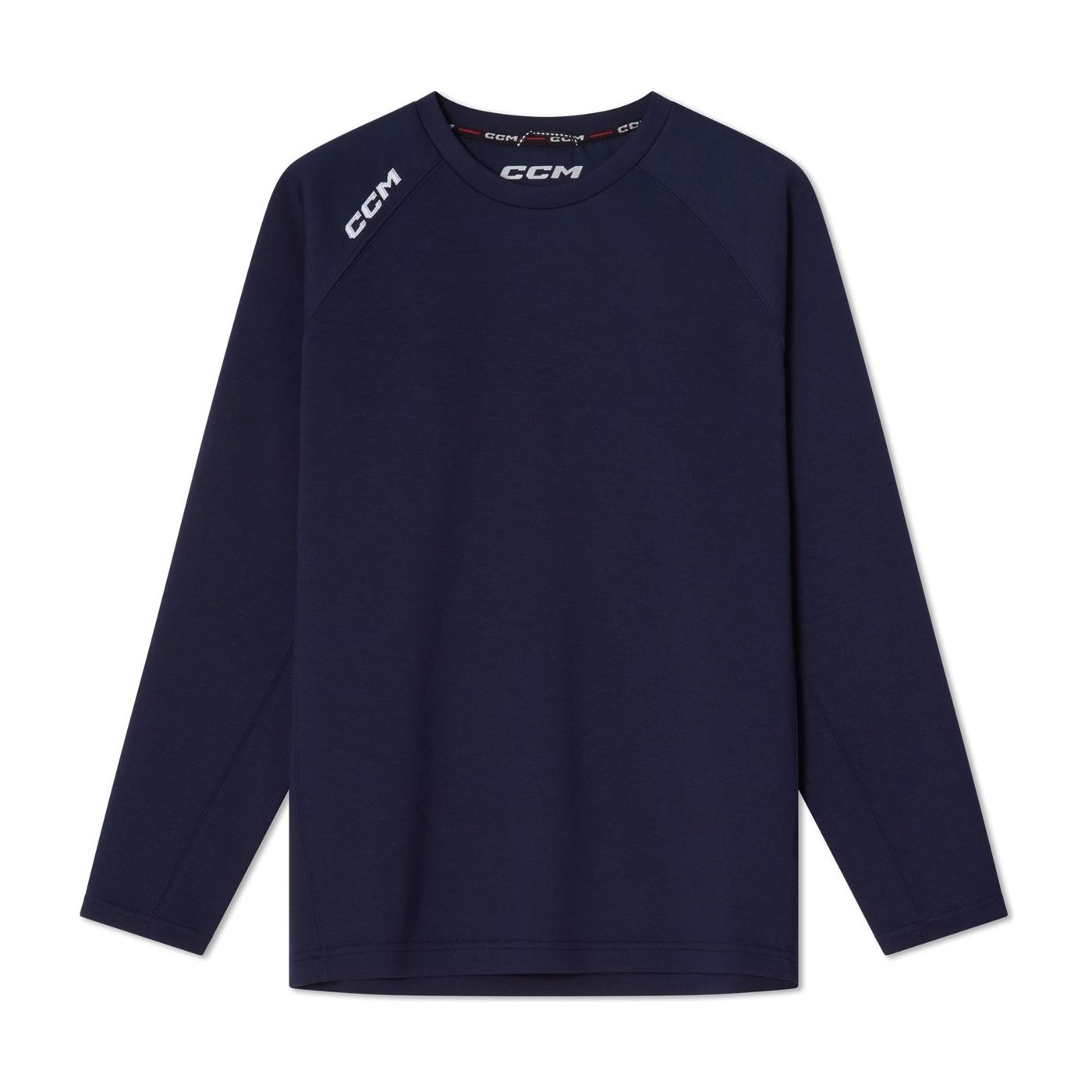 CCM Tröja Tech Fleece Crew Neck Sr Navy