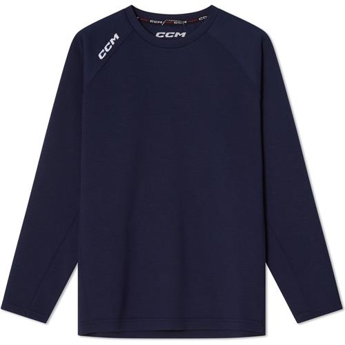 CCM Tröja Tech Fleece Crew Neck Sr Navy