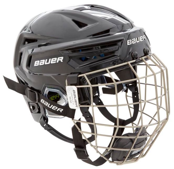 Bauer Re-Akt 75 Combo Ice Hockey Helmet Size Senior 
