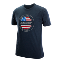 Bauer T-Shirt Flag Tee USA Sr