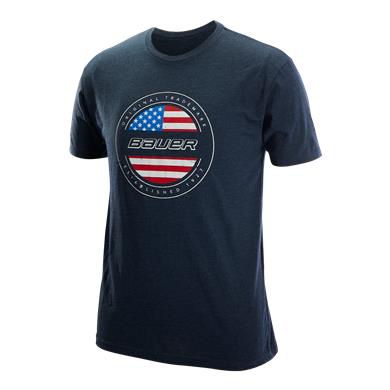 Bauer T-paita Flag Tee Usa YTH