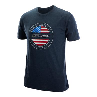 Bauer T-Shirt Flag Tee USA Yth