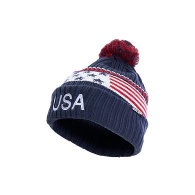 Bauer/New Era Lue Pom Knit USA Sr