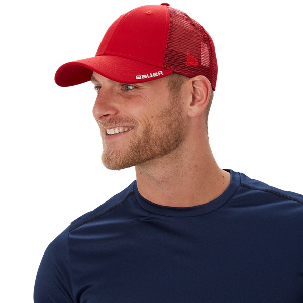 Bauer New Era Cap 9Forty Adj Sr - Rot