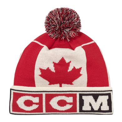 CCM Mütze Flagge Pom Strick Team Kanada