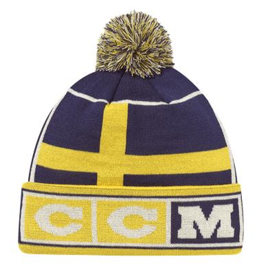 CCM Mütze Flagge Pom Strick Team Schweden