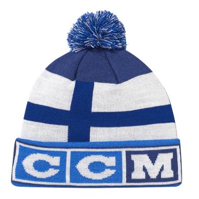 CCM Hat Flag Pom Knit Team Finland