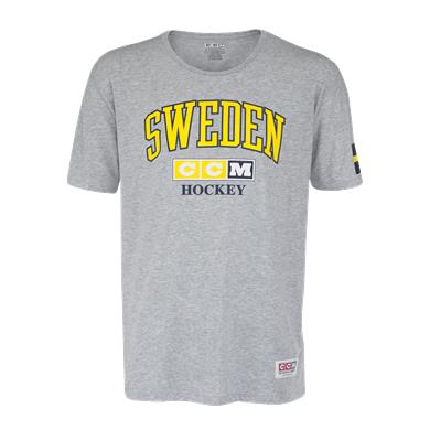 CCM T-Shirt Flagge Tee Team Schweden Sr