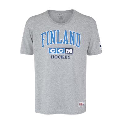 CCM T-Shirt Flagge Tee Team Finnland Sr