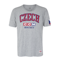 CCM T-paita Flag Tee Team Czech Sr