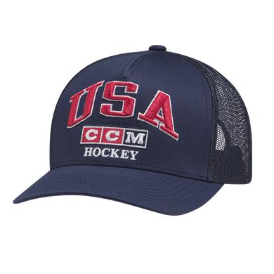 CCM Lippis Meshback Trucker Team USA