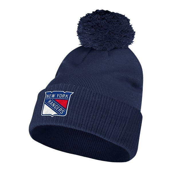 Adidas Lue NHL Cuffed Pom Beanie Rangers