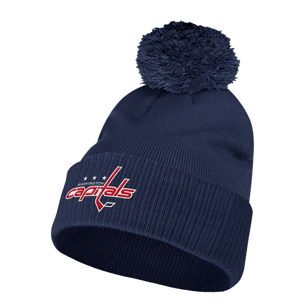 Adidas Lue NHL Cuffed Pom Beanie Capitals