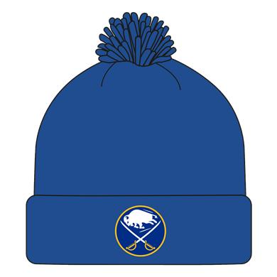 Adidas Lue NHL Cuffed Pom Beanie Buffalo