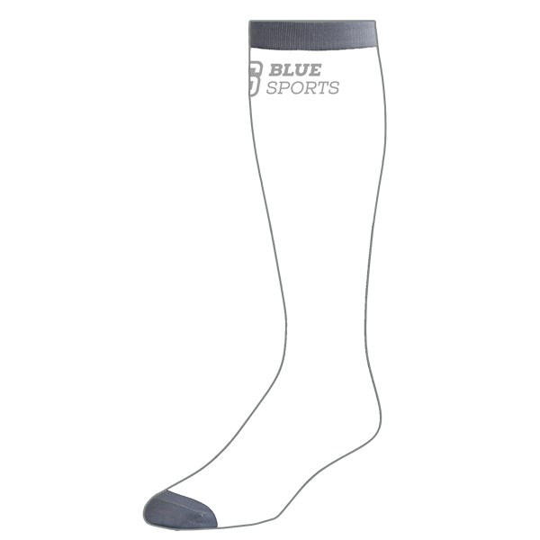 Bluesports Hockeystrømper Pro-Skin JR White