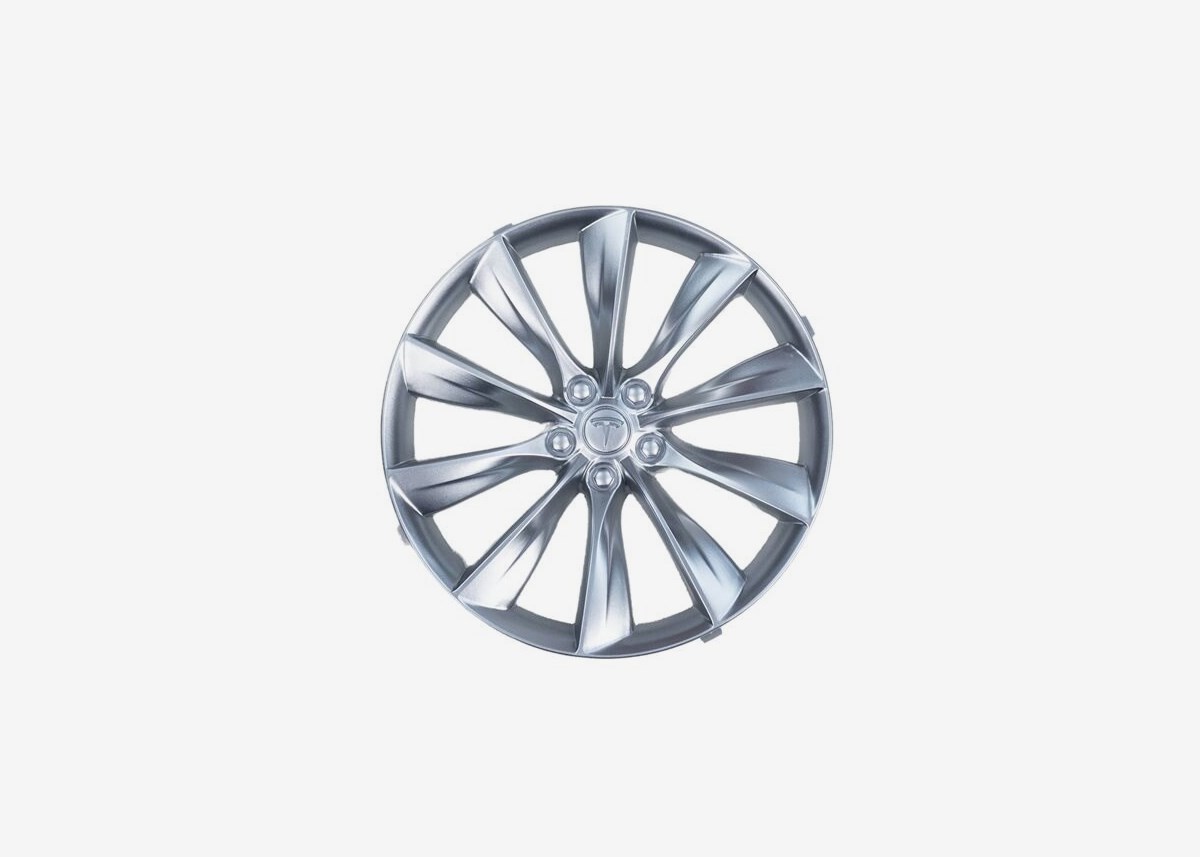 Tesla Model S - Silver Rim