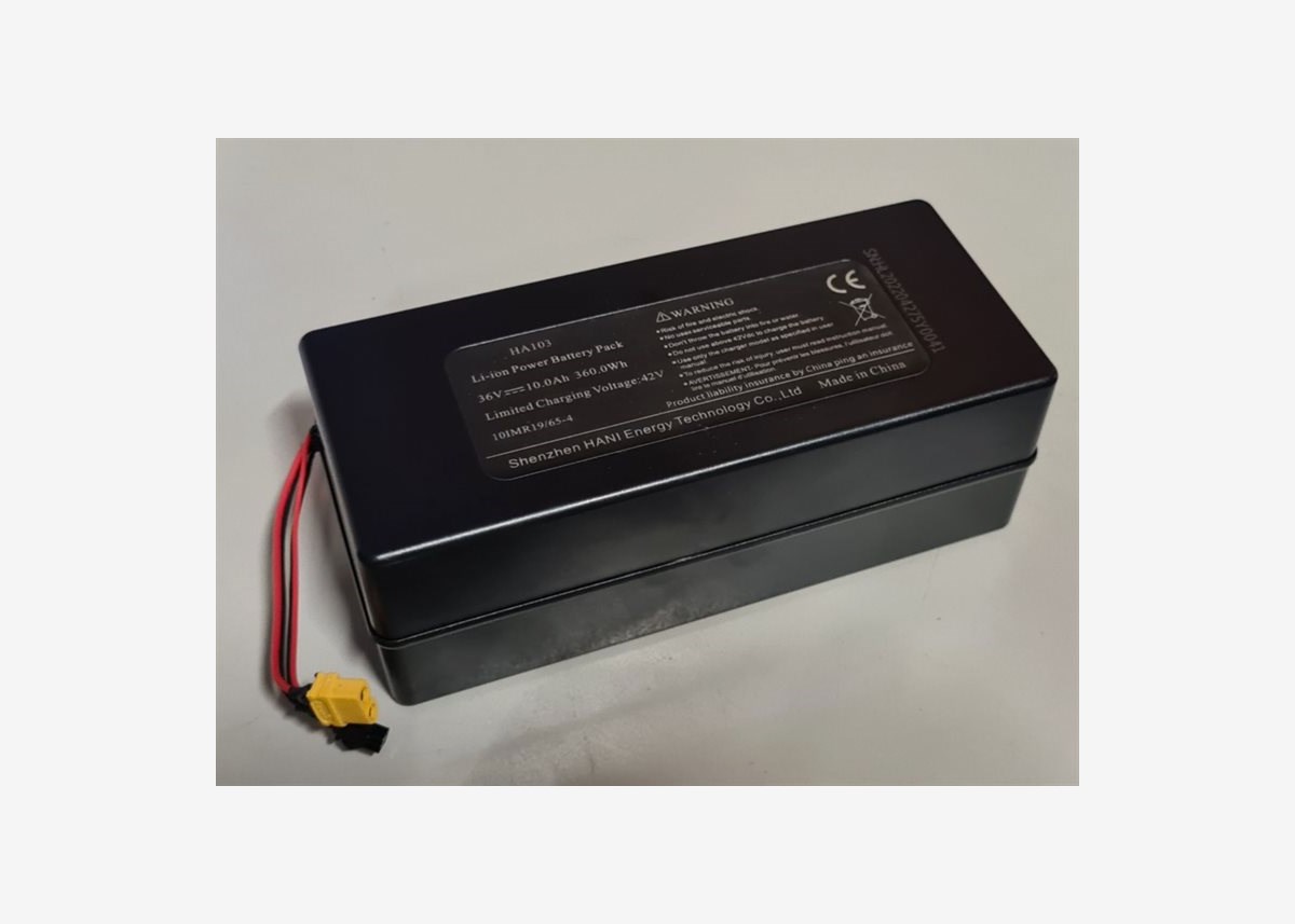 Litiumbatteri 36V 10Ah DYU Typ B