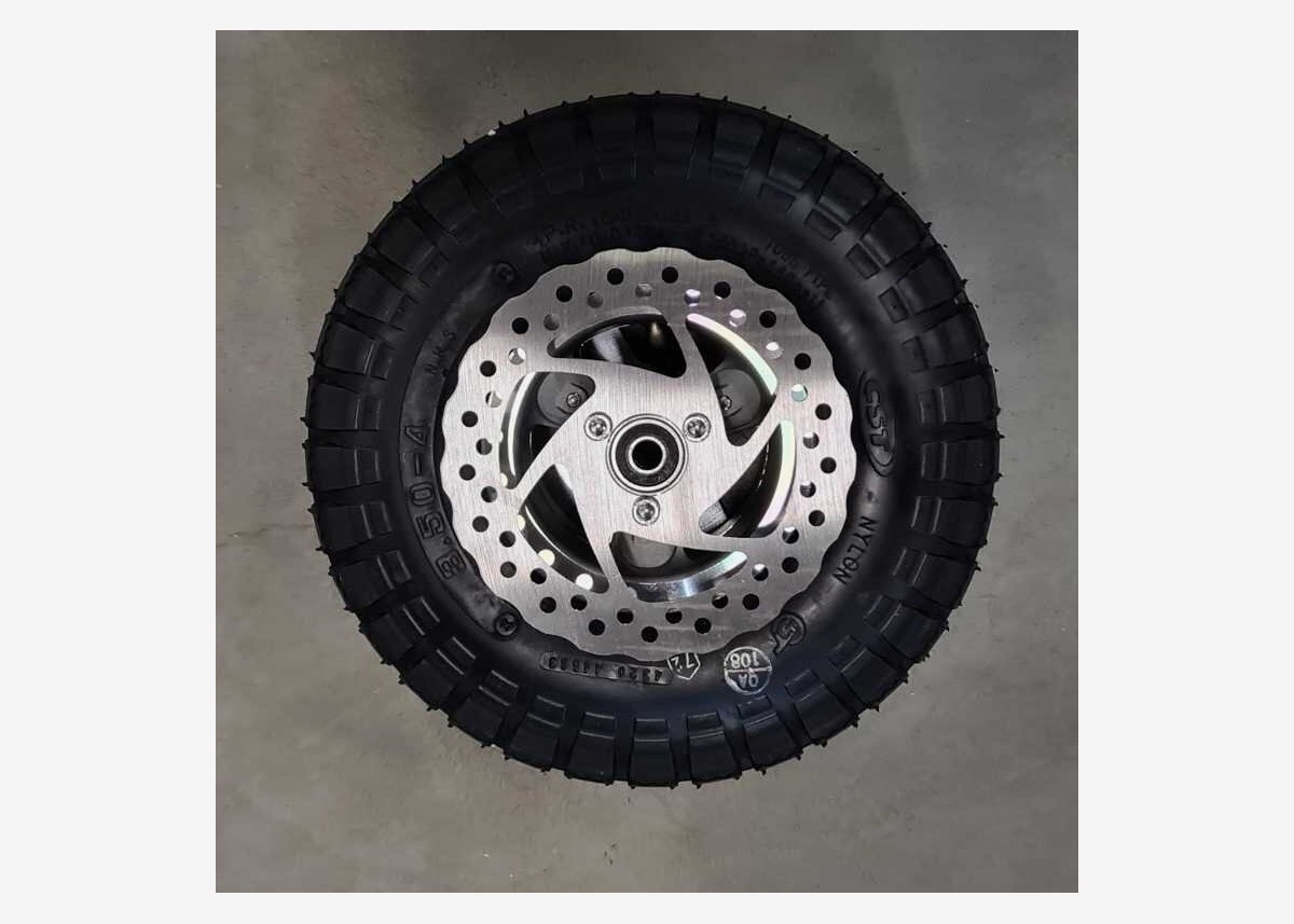 Bakhjul - Komplett 10x3,5-4 800W EcoDrive 25H