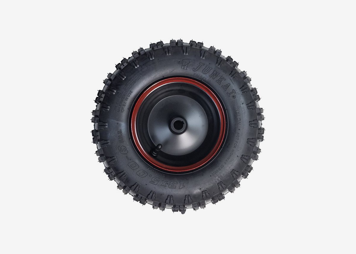 Bakhjul till El-ATV Tubeless - Röd