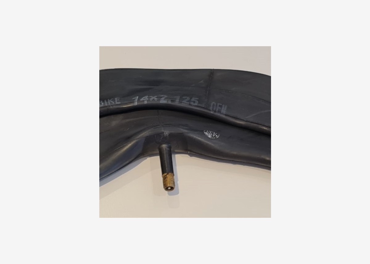 Slange for 14 tommers dekk