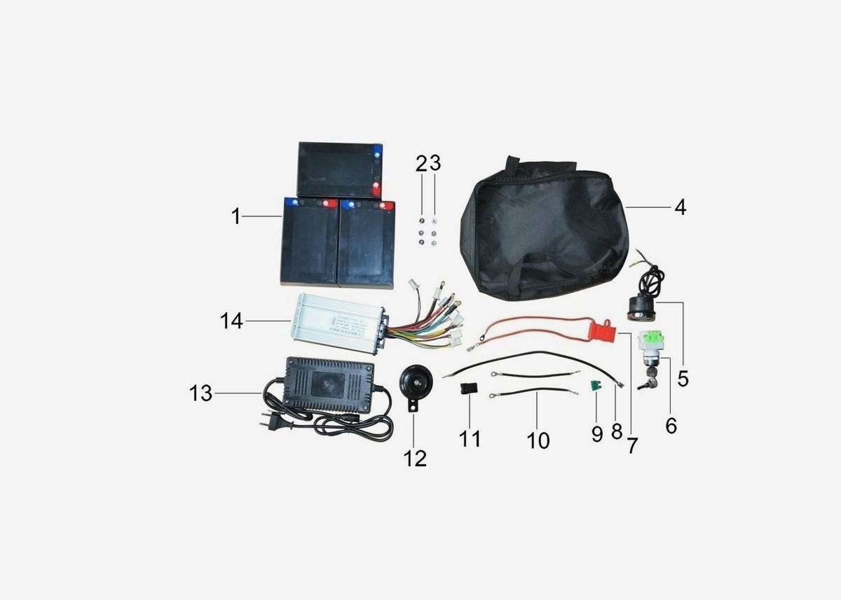 ATV Dragon D13 oplader 36V