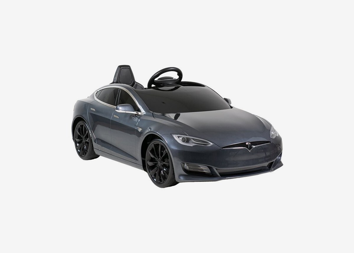 Nitrox Elbil Børn Tesla Model S - Silver