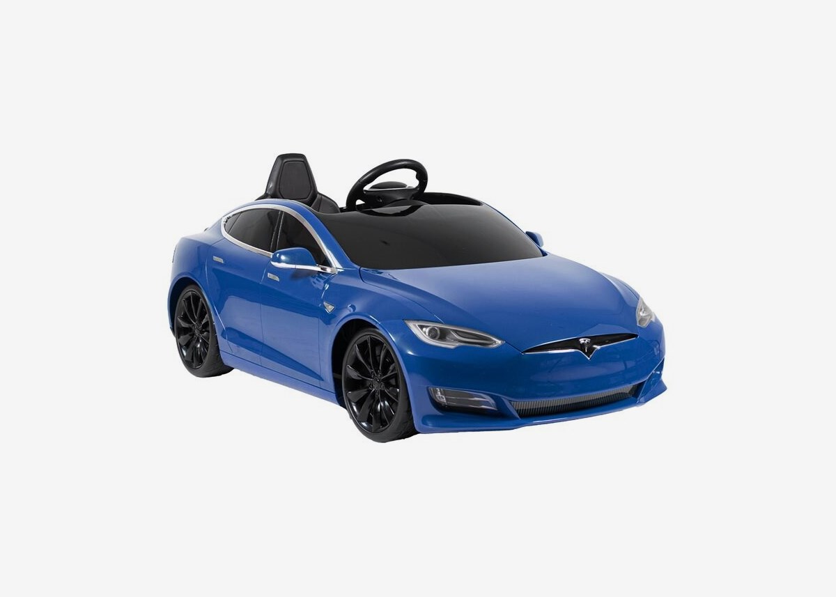 Nitrox Elbil Børn Tesla Model S - Blå