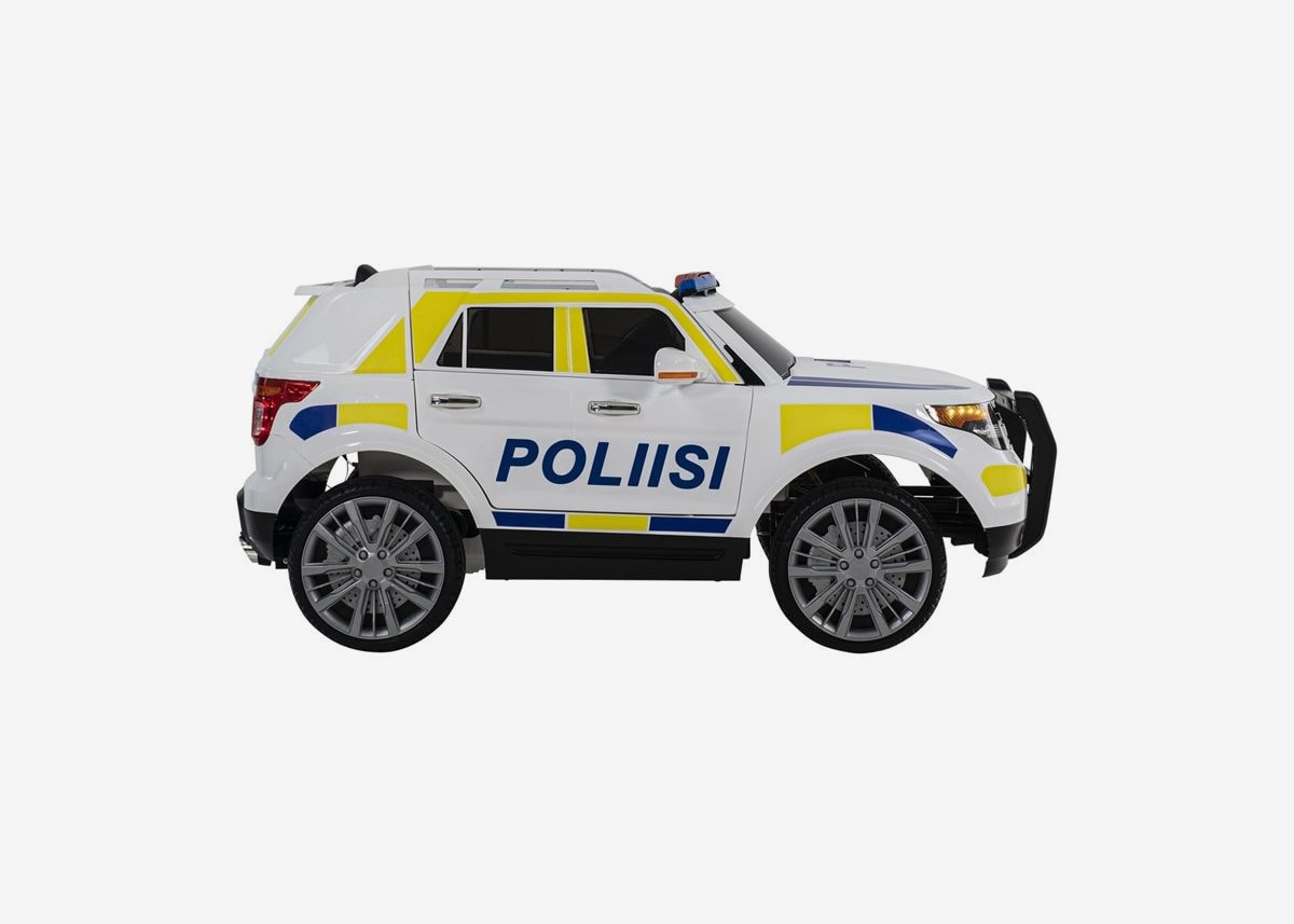 Nitrox Elbil Barn polisbil Sähköauto Poliisiauto