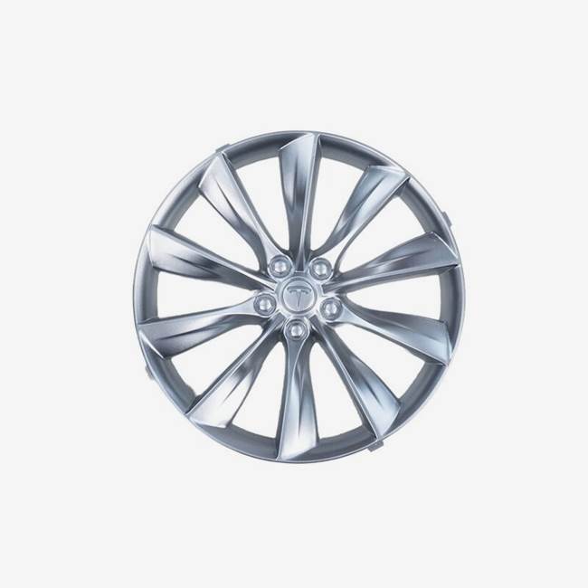 Tesla Model S - Silver Rim