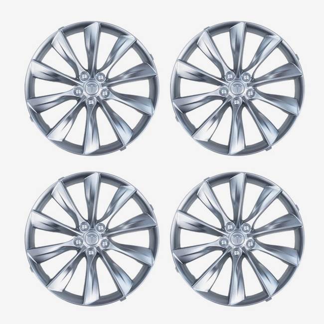 Tesla Model S - Silver Rim