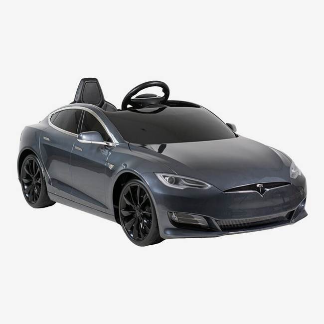 Nitrox Elbil Børn Tesla Model S - Silver