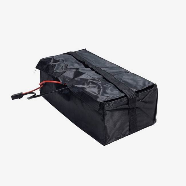 Batteriset Quickswap ATV komplett 36V 12Ah Svart Kontakt