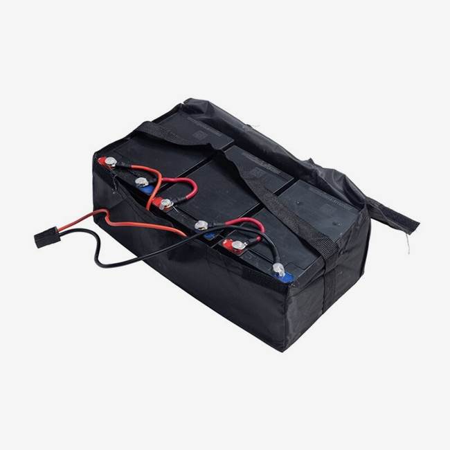 Batteriset Quickswap ATV komplett 36V 12Ah Svart Kontakt