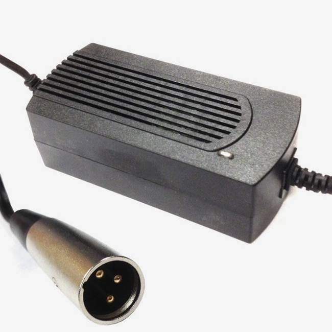 Laddare 24V 1,2A Till Elscooter Med Xlr-Kontakt