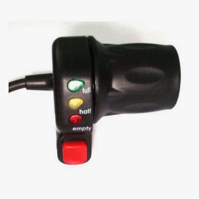 Kaasukahva 36V, kiertokahva akkuindikaattorilla