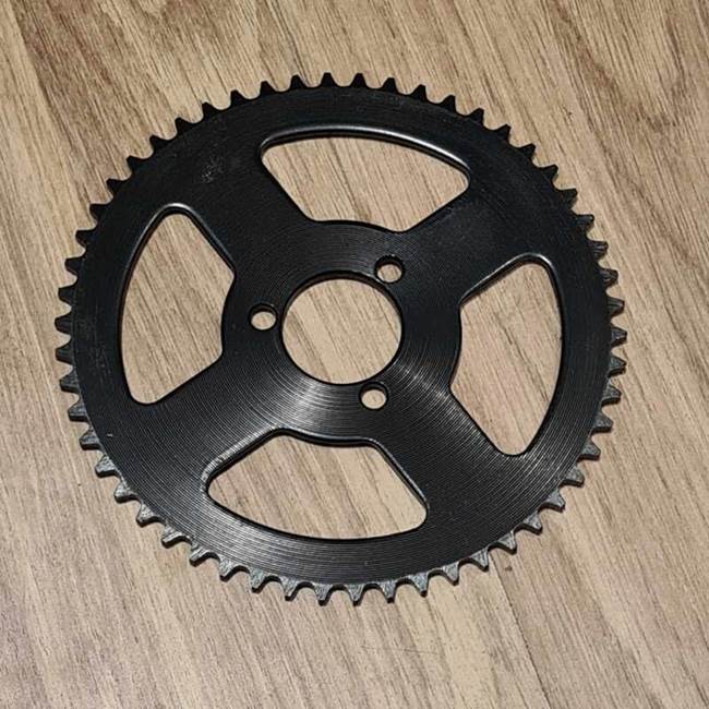 Bakdrev T8F 54T 29mm sentrum 3x33 - Svart