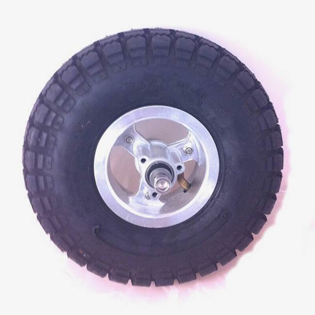 Framhjul med dekk og slange, 10x3,5-4 elscooter EcoDrive