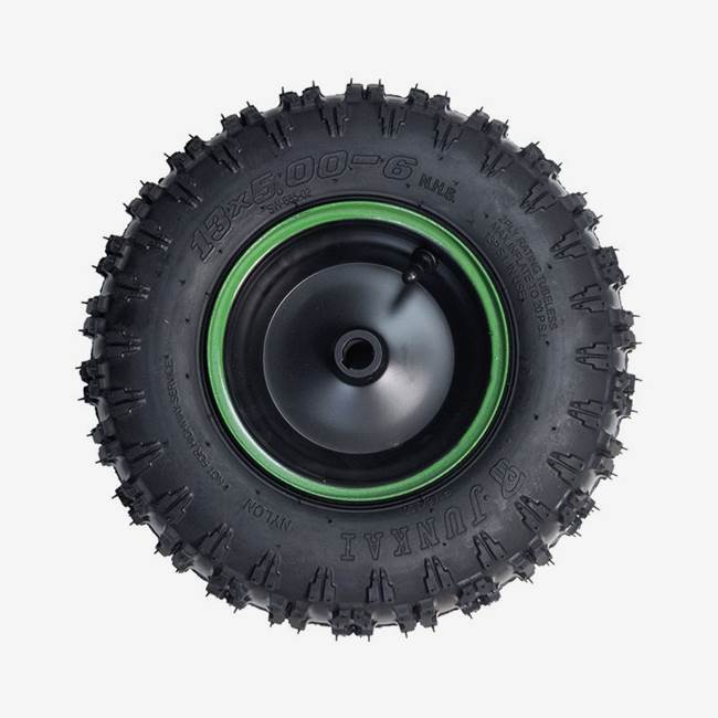 Bakhjul till El-ATV Tubeless - Grön