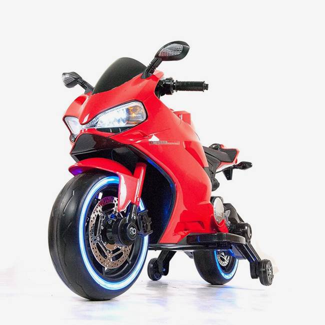Nitrox Lapsen sähkömoottoripyörä Sport R600 12V - Punainen